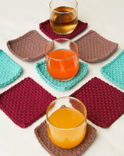 Load image into Gallery viewer, Habi Lifestyle Handwoven Upcycled Coaster Set