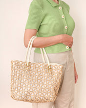 Load image into Gallery viewer, Habi Lifestyle Sinta Beaded Bag Pia Tote