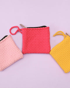 Habi Lifestyle Upcycled Handwoven Coin Purse