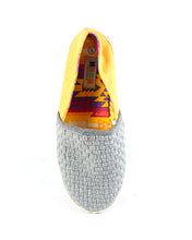 Load image into Gallery viewer, Women&#39;s Gray/Yellow Classic Espadrilles