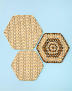 Habi Lifestyle Sinta Beaded Trivet Placemats